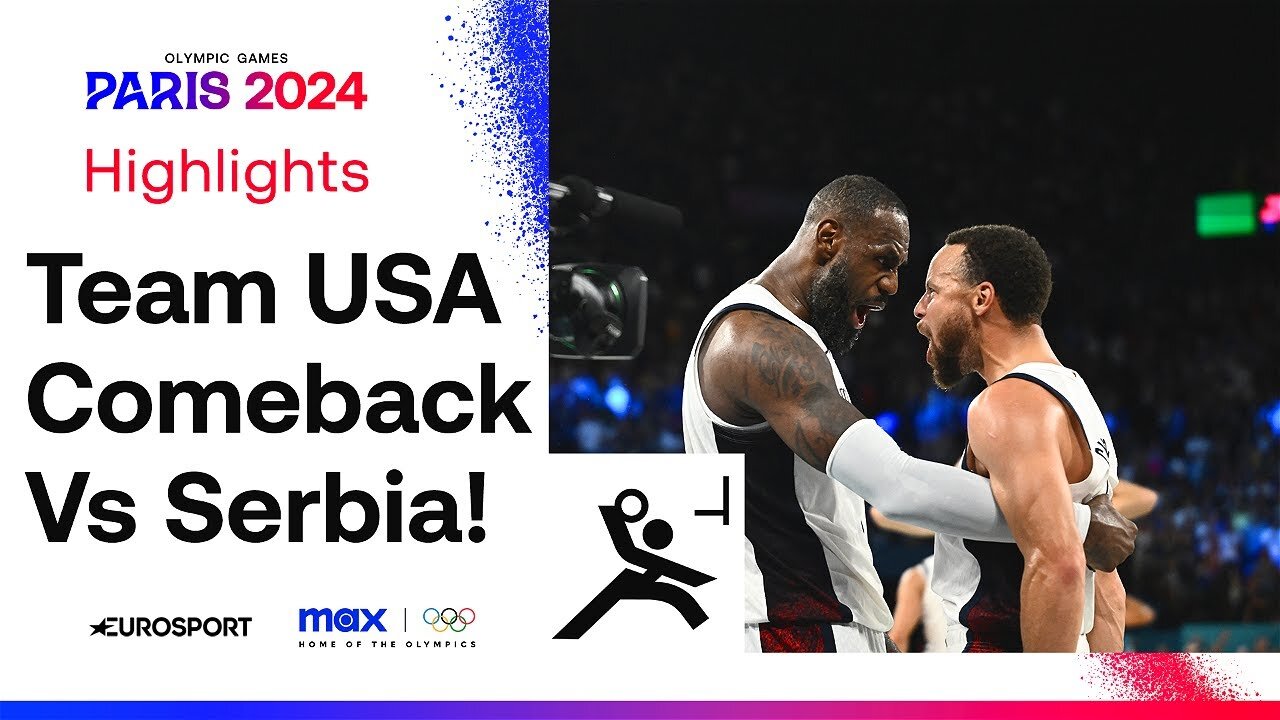 Stephen Curry leads Team USA out of 17-point hole to beat Serbia | #Paris2024 #Olympics