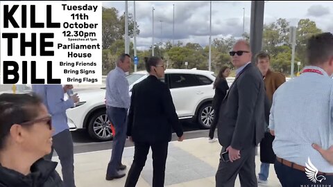 Authoritarian Mark McGowan Confronted over his new Covid Bill.