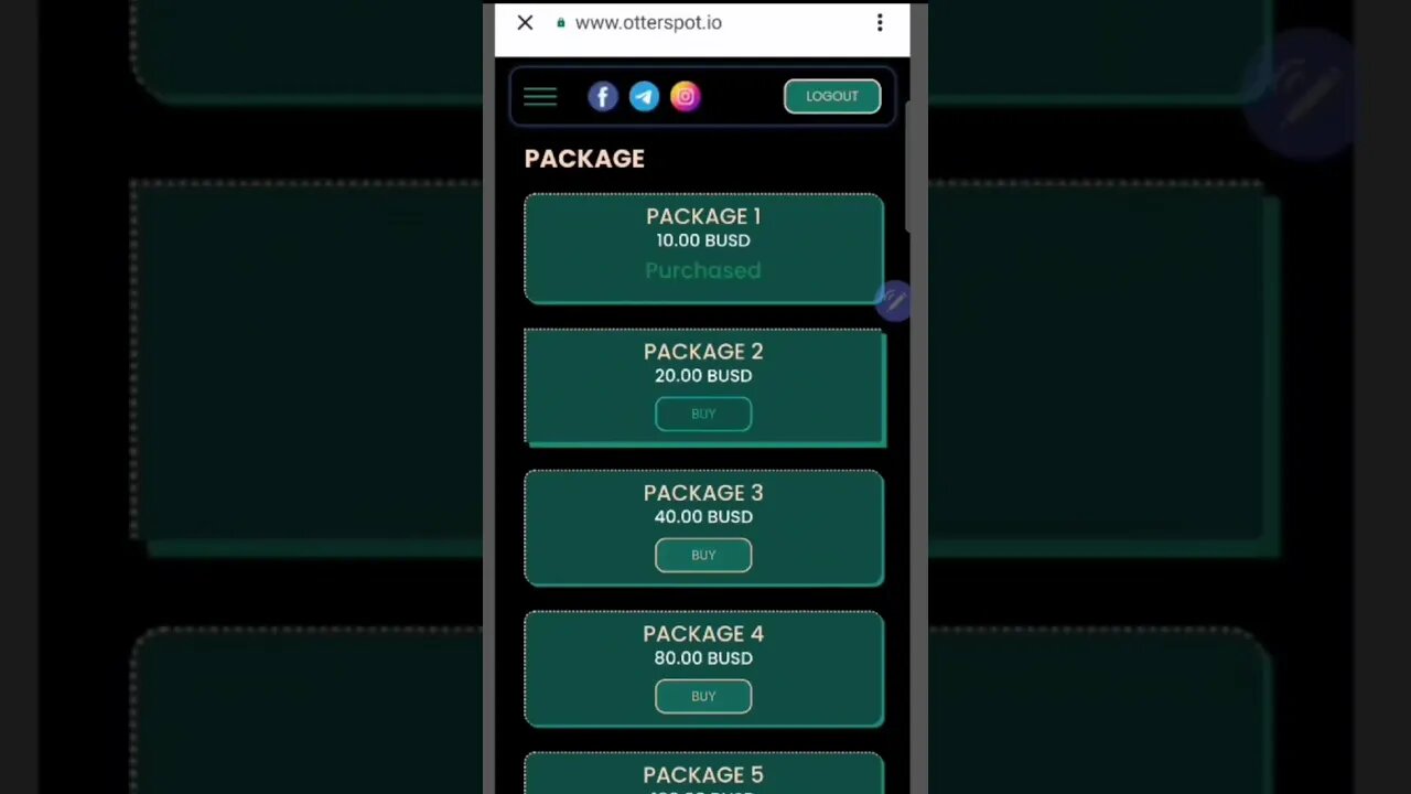 How To Create Account Otterspot | How To Deposit | How To Buy Package | Otterspot.io