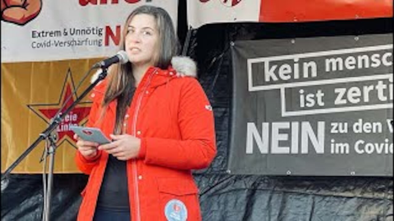 Nationale Kundgebung 23.10.2021-Bern - Rede von Sarah - Studentenbewegung "Zertifikatsfreie Bildung"