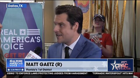 Rep. Matt Gaetz: Our Voter’s Have Big Expectation for Us