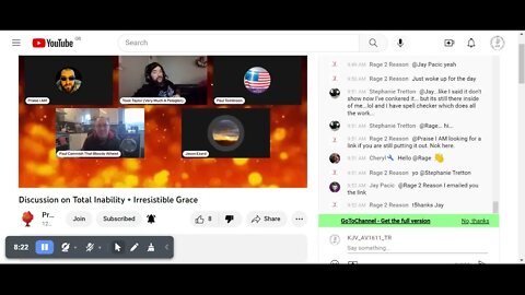 Discussion on Total Inability + Irresistible Grace YouTube