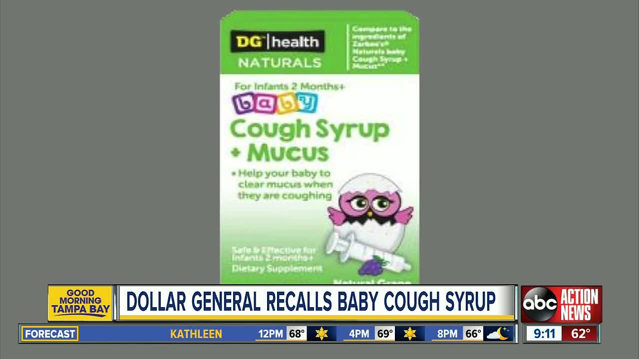 Dollar General natural baby cough syrup recalled due to vomiting, diarrhea risk