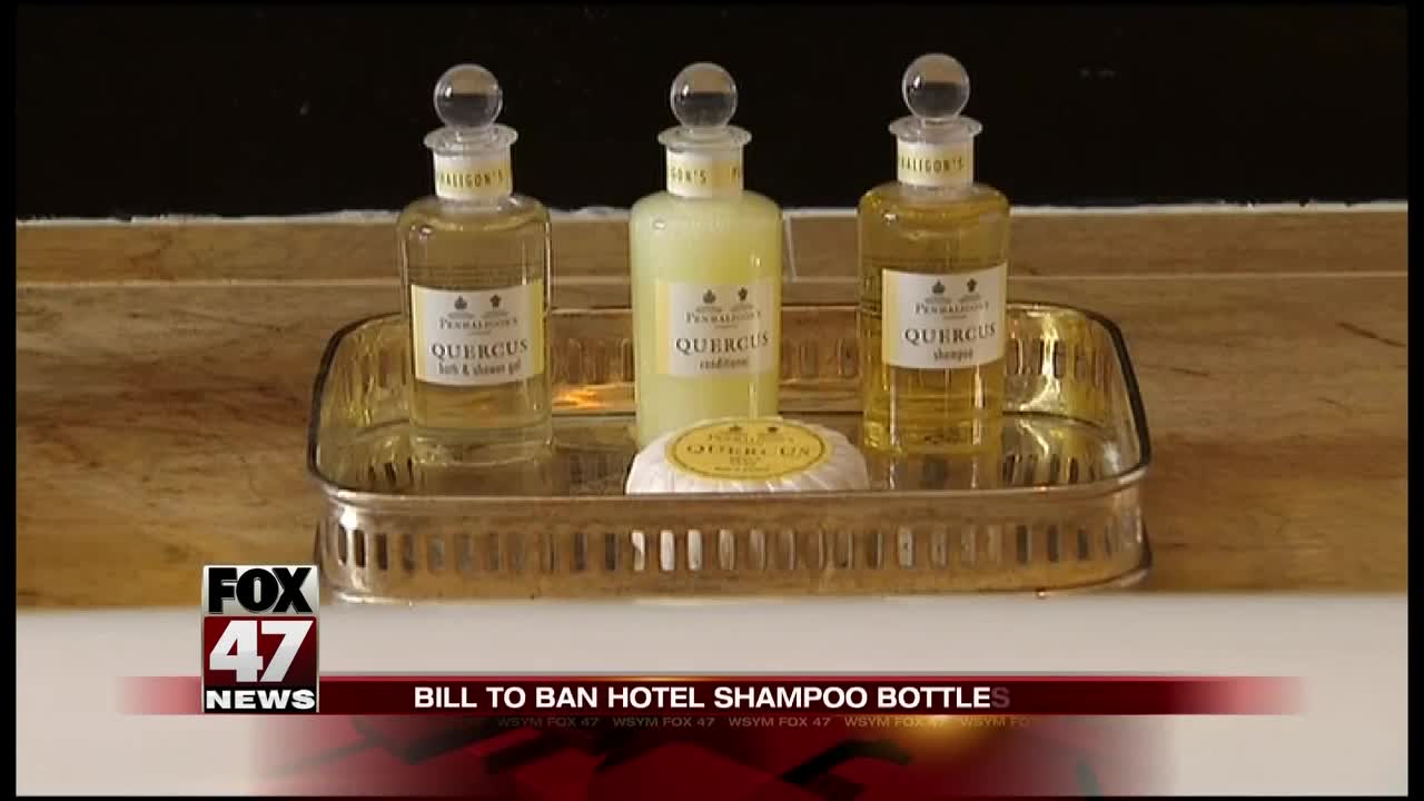 California hotels may be banned from giving shampoo bottles