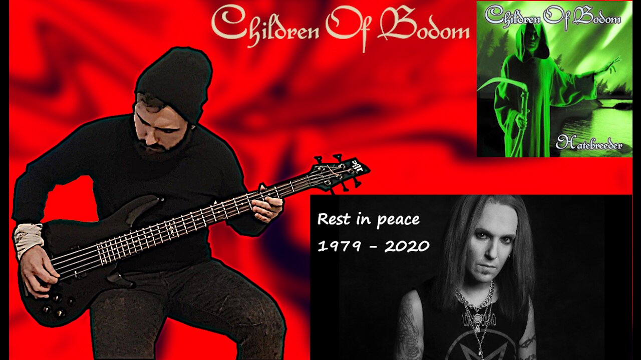 Children Of Bodom - Downfall Bass Cover (Tabs) (Tribute to Alexi Laiho)