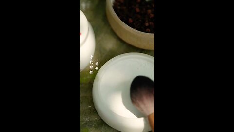 Traditional Making Rice power for makeup 💮💮 - Wood working art -handcraft- new easy life #short