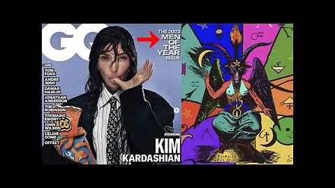 SATAN'S INVERTED WORLD! KIM KARDASHIAN NAMED GQ MAN OF THE YEAR!