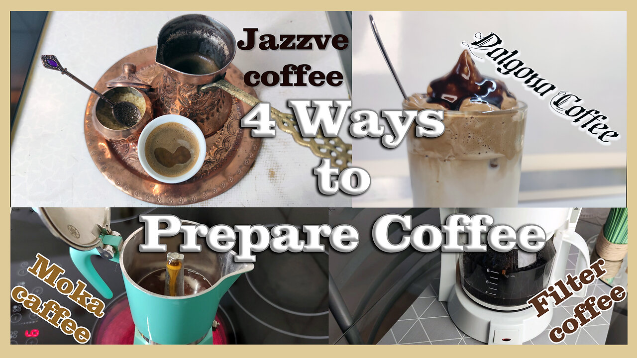 Mastering the Art of Coffee: 4 Unique Brewing Methods - Jazzve, Moka, Filter, and Dalgona