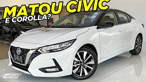 NOVO NISSAN SENTRA ADVANCE 2023 DESSE JEITO VAI ACABAR COM CIVIC E COROLLA FÁCIL??