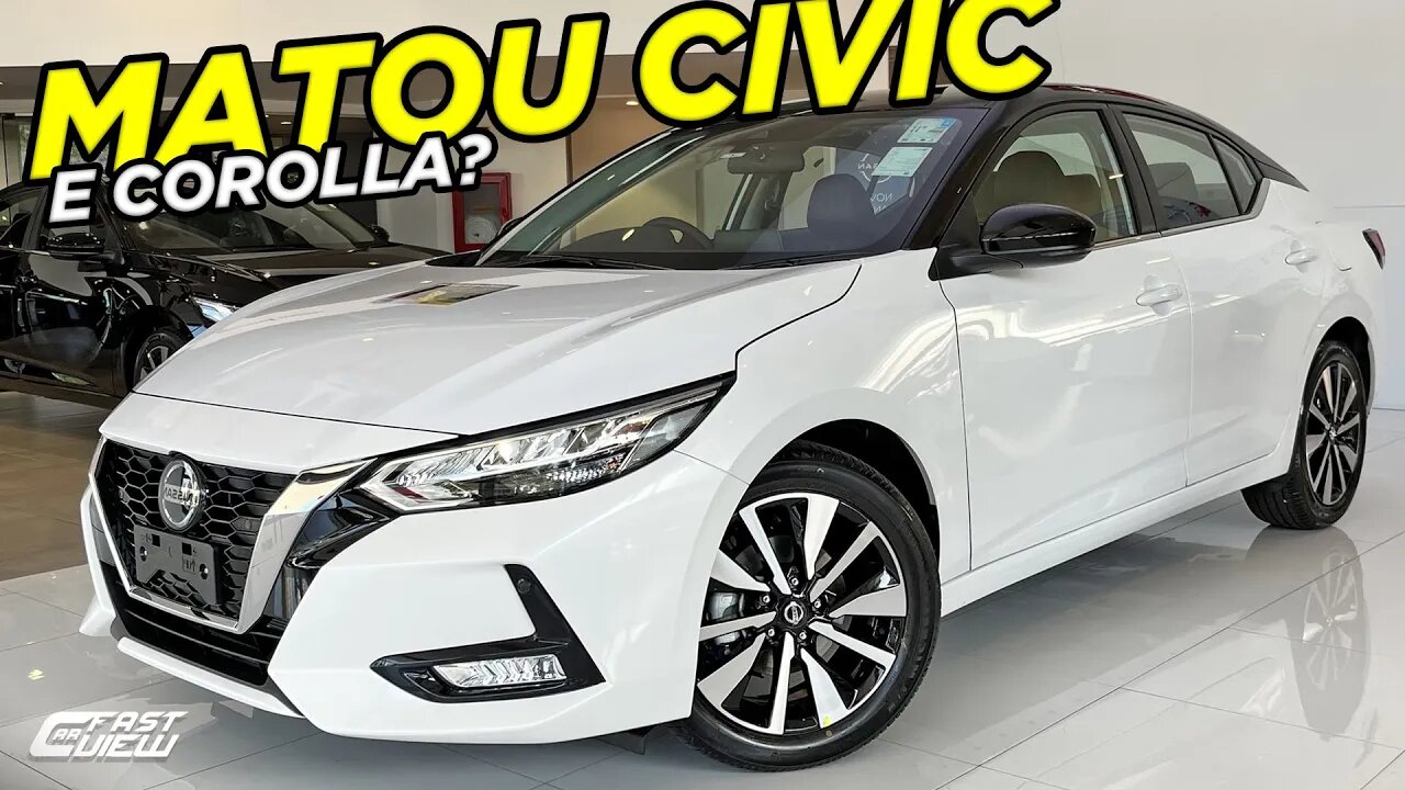 NOVO NISSAN SENTRA ADVANCE 2023 DESSE JEITO VAI ACABAR COM CIVIC E COROLLA FÁCIL??