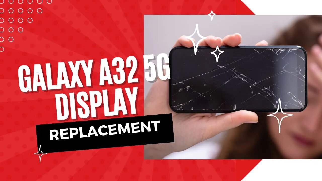 Samsung Galaxy A32 5G | Screen repair | Display replacement | Repair video