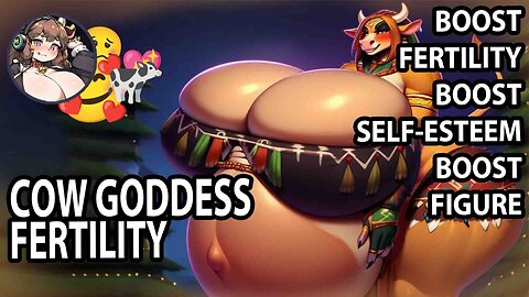 💖🤰 COW GODDESS FERTILITY🤰🐄 Female Fertility and Breast/Butt/Hip/Thigh Growth Subliminal Music 🎶💖🐄