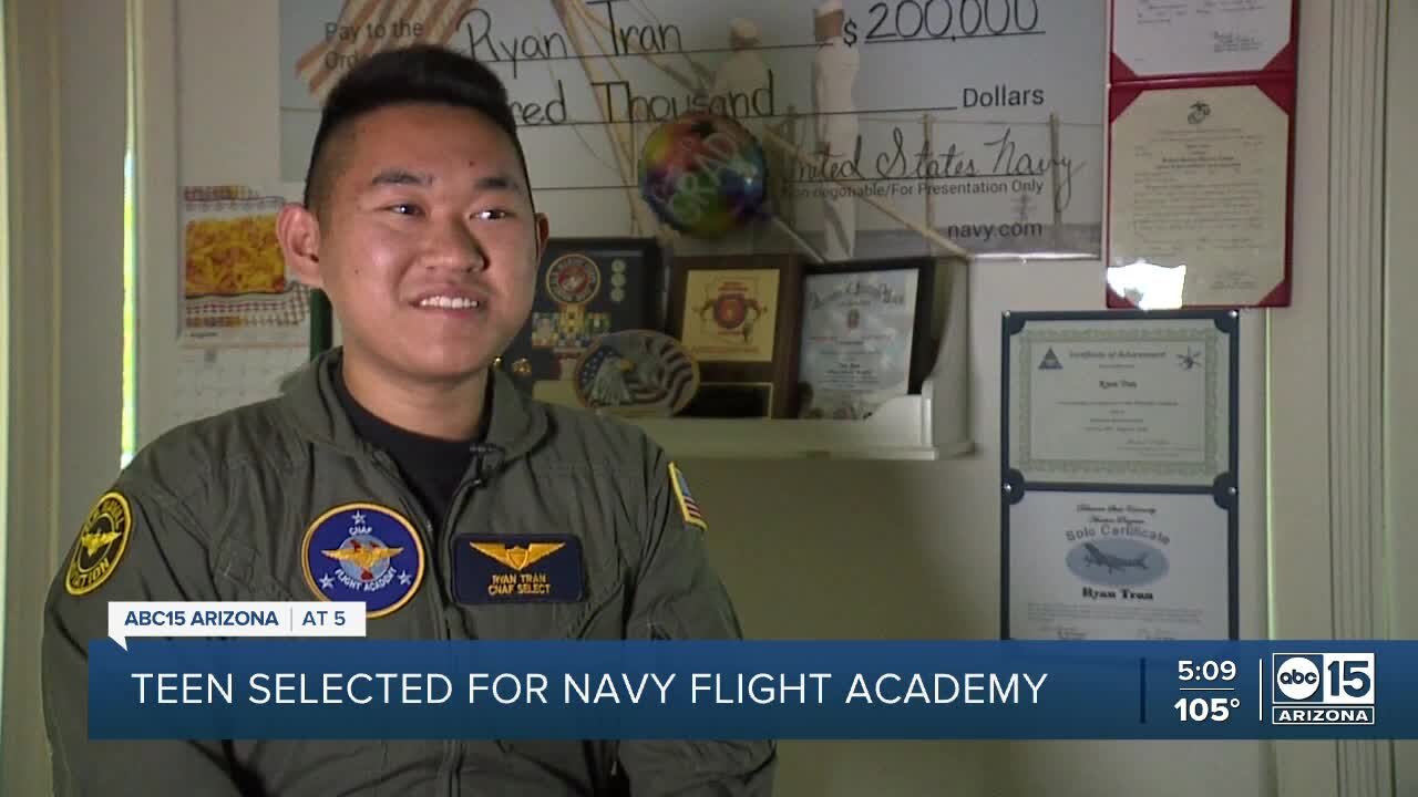 Avondale teen gets experience of a lifetime through U.S. Navy flight academy, earns pilot’s license