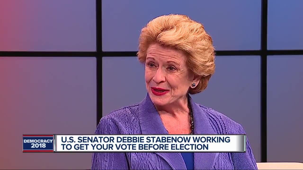 Stabenow focuses on track record, goals for state in her campaign for Michigan Senate