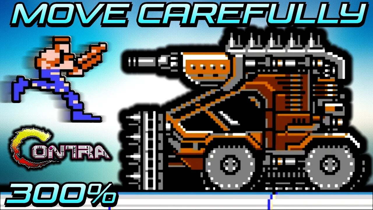 Contra gameplay 300% speed challenge #5