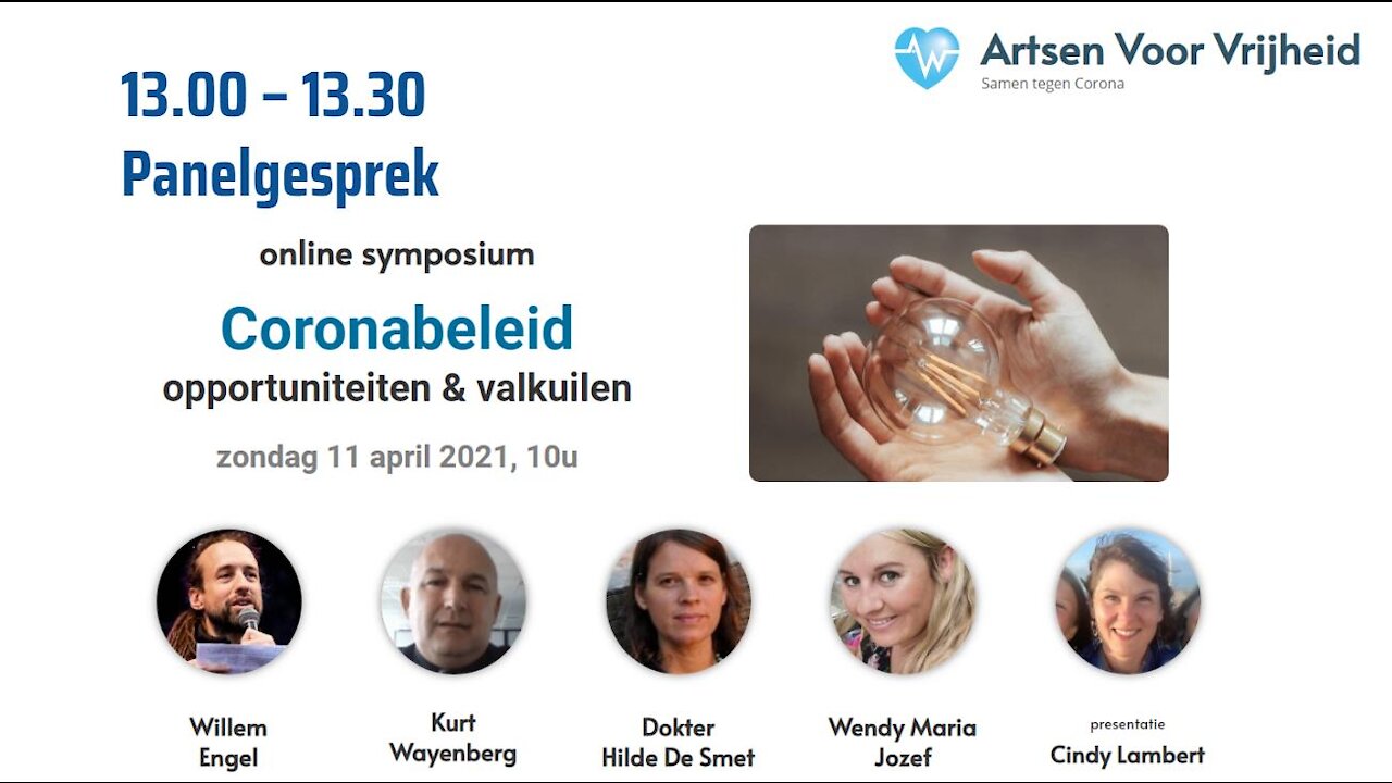 Panelgesprek - Symposium Artsen Voor Vrijheid 11 april 2020