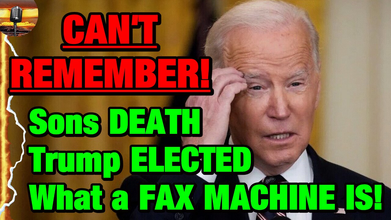 Biden forgot Trump's ELECTION during Robert Hur interview!