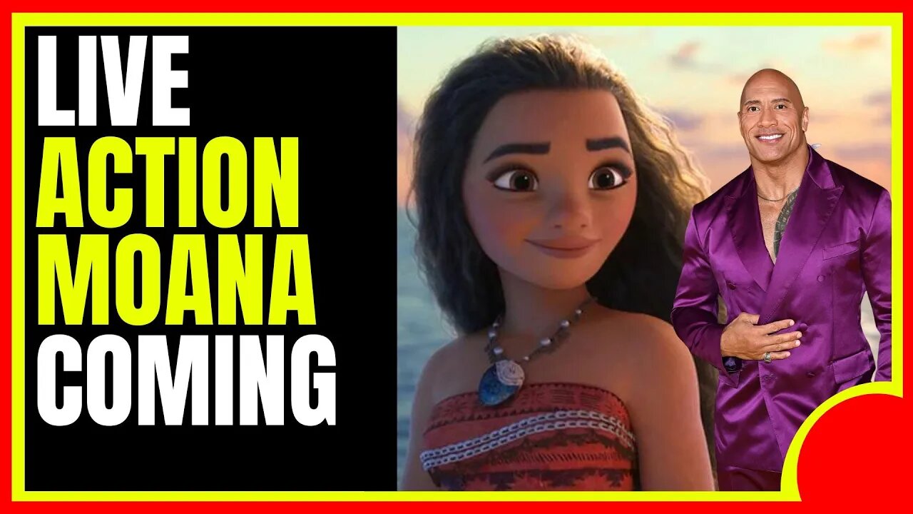 Disney Making A Live Action Moana With The Rock | How Woke Will It Be