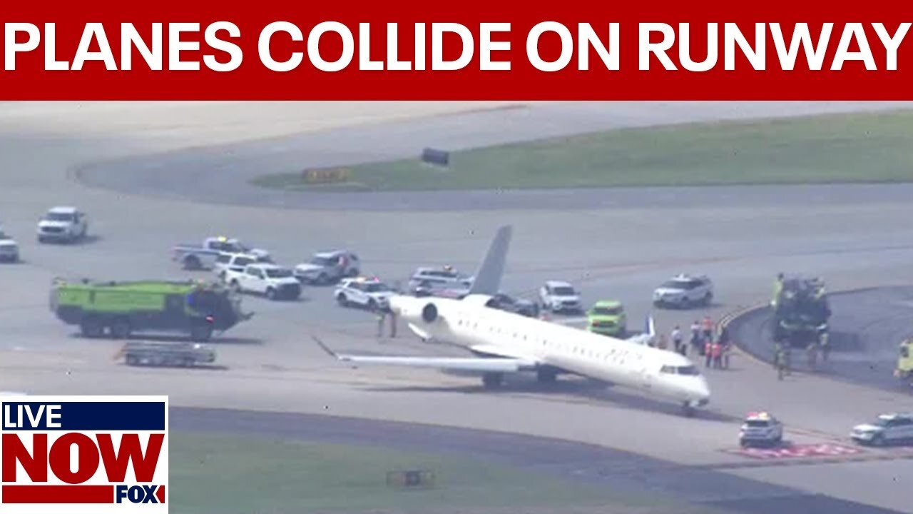 Two planes collide on runway at Atlanta Airport | LiveNOW from FOX