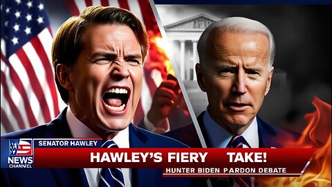 Josh Hawley Delivers Fiery Statement on Potential Hunter Biden Pardon