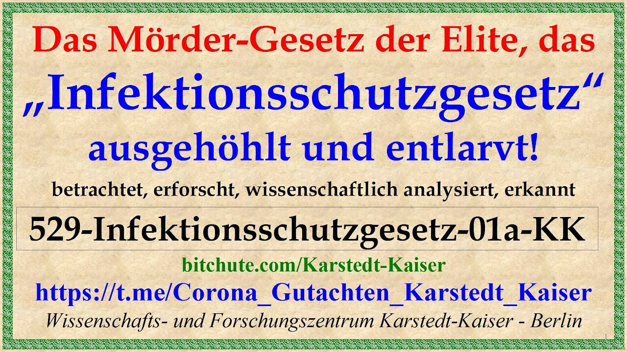 Das Infektionsschutzgesetz ausgehöhlt - Karstedt-Kaiser