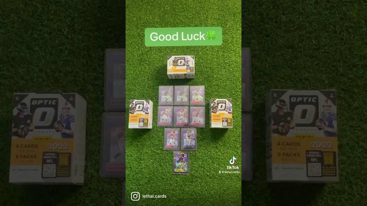 What Comes Out Of A 2022 Optic Football Box?🏈 #collection #football #hobby #unboxing #shorts