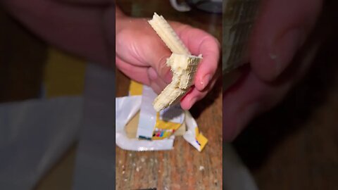 Eating a messy wafer crunchy crinkle ASMR