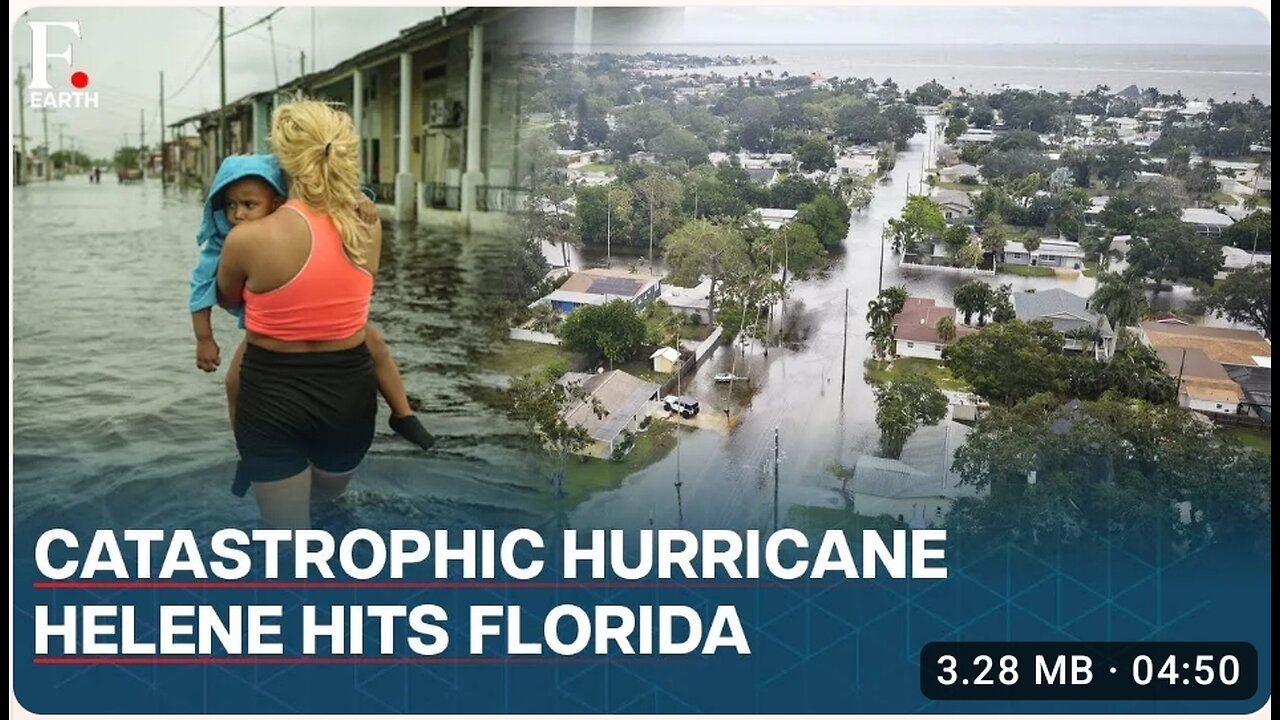 US: "Unsurvivable" Hurricane Helene Slams Florida, At Least 1 Dead | Firstpost Earth