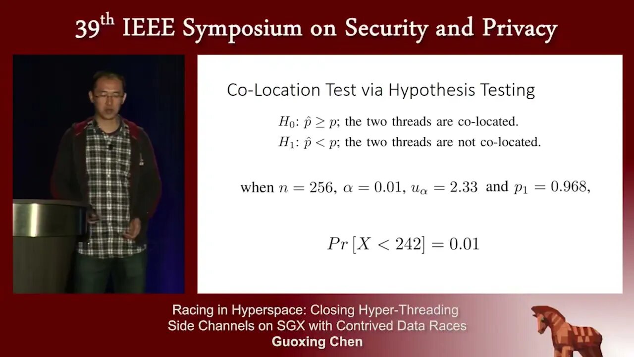 Racing in Hyperspace Closing Hyper Threading Side Channels on SGX