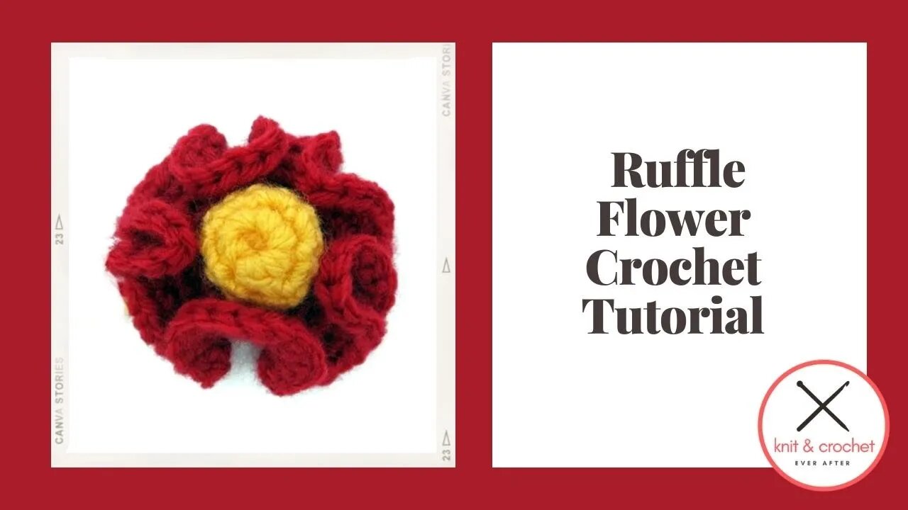 Left Hand Motif of the Month May 2014: Ruffle Flower Crochet Tutorial