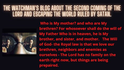 Blog 1-22-2022. The spiritual family of God has been MIA for 1680 years.