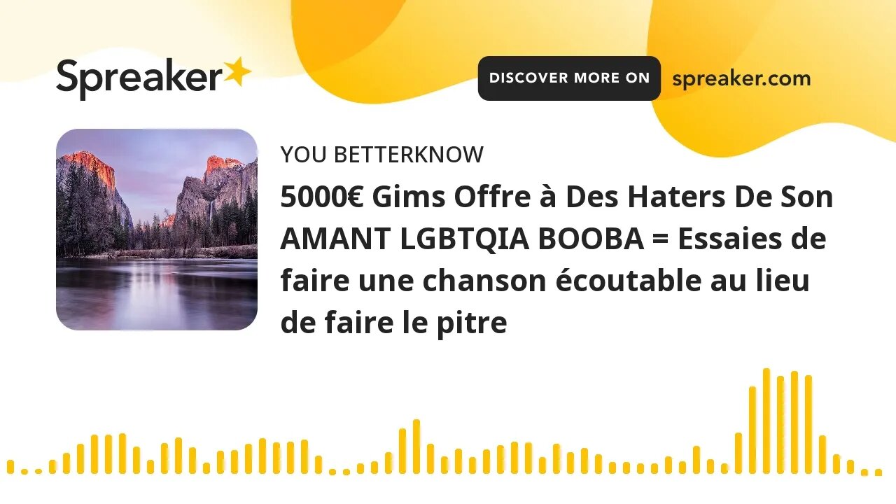 5000€ Gims Offre à Des Haters De Son AMANT LGBTQIA BOOBA = Essaies de faire une chanson écoutable au