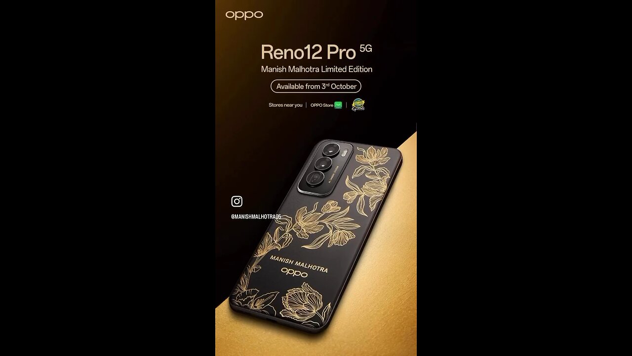 OPPO REN012PRO DIWALI EDITION MANISH MALHOTRA