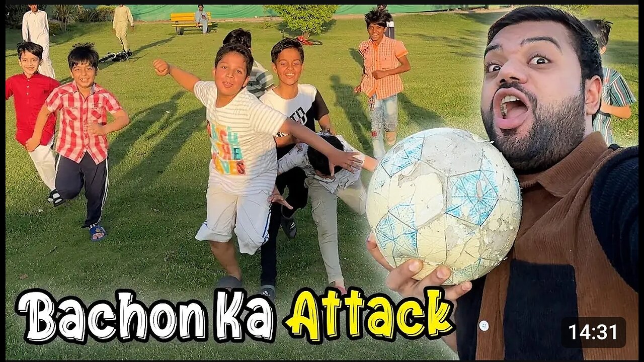 Bachon Ka Ball Le Kar Bhag Geya -- _ YouTubers Ki Iftari --