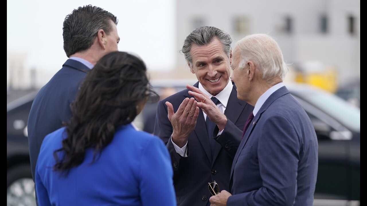 Gavin Newsom Shows up at Homeless Camp for Creepy Inauthentic Photo-Op, Pretends to Care About