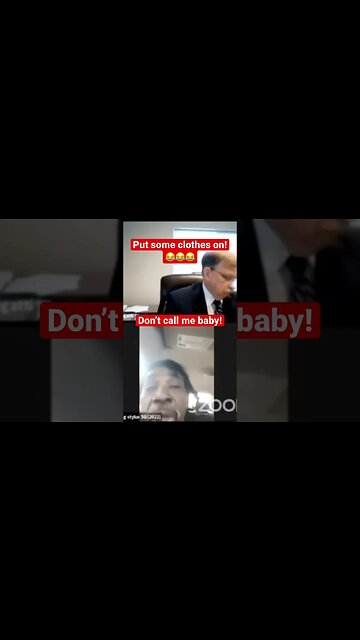 Don't Call Me Baby! #court #peoplescourt #funny #judge #zoom #shorts