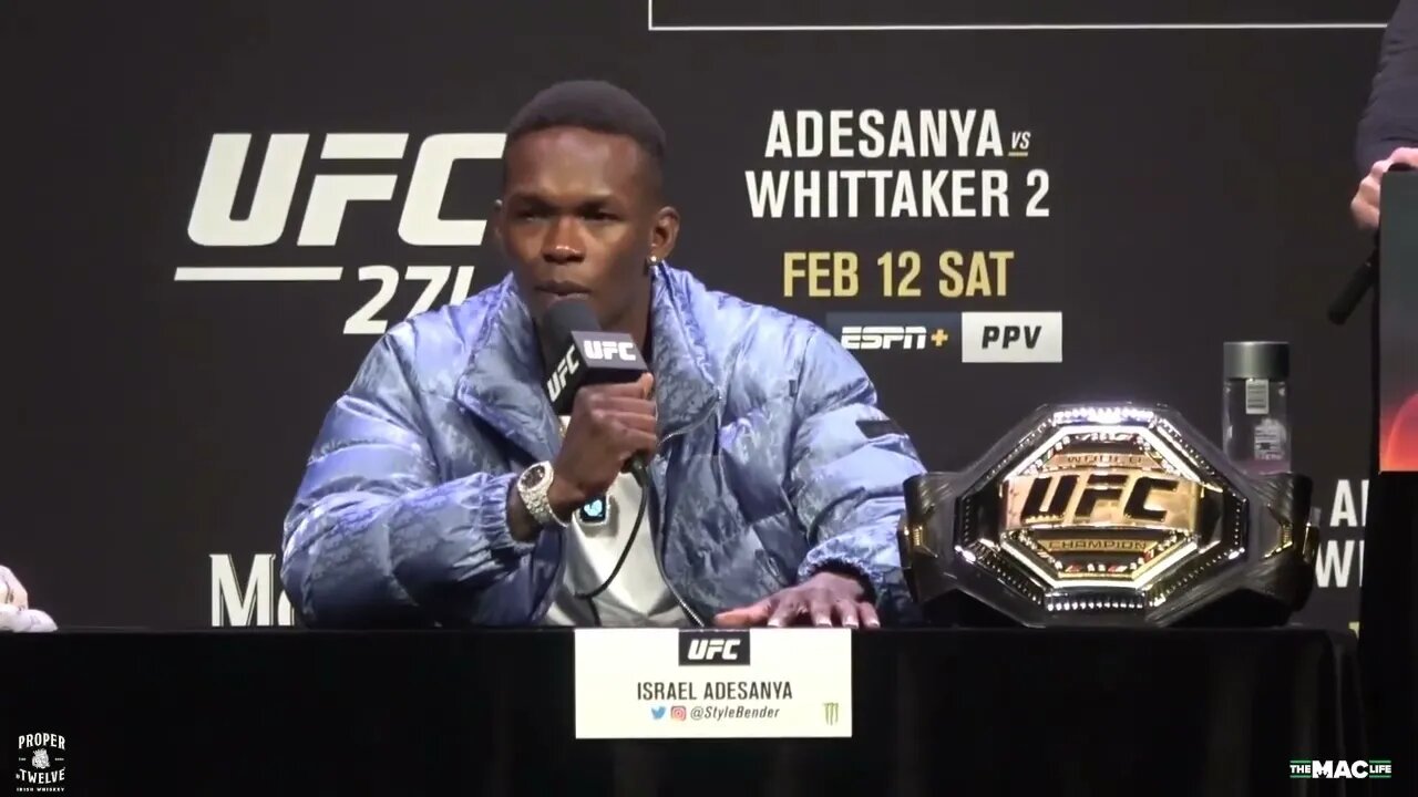 #IsraelAdesanya The Narrative 2022 Israel Adesanya defends #JoeRogan: That's my N. F*** the noise!