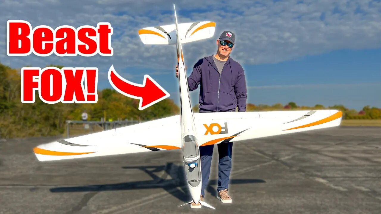 So much FUN! An FMS Fox Glider 3000mm Review