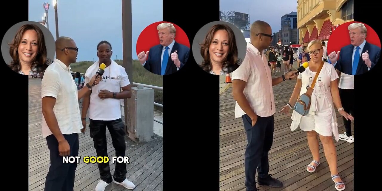 Don Lemon does street interviews in New Jersey, almost every voter is for TRUMP!