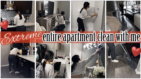 *NEW* ULTIMATE SPEED CLEANING MOTIVATION 2022💋| ENTIRE APARTMENT CLEAN WITH ME❣️| ez tingz