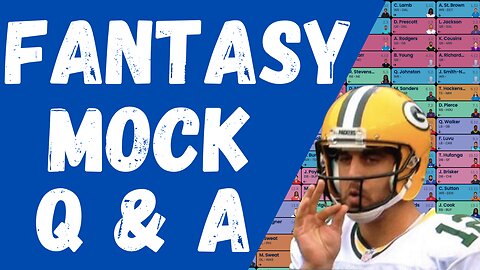 Tuesday Fantasy Football Mock Drafts, Multiple Mock Drafts & Q + A