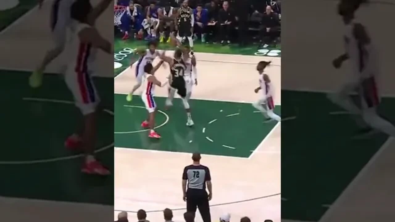 Freak's side-step lefty jam (Nba Clipz)#shorts