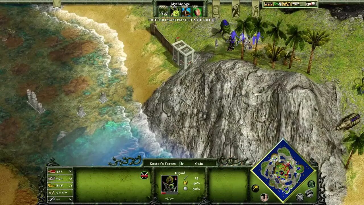 Gaia Vs Kronos! 🟣 Age of Mythology ► War of the Titans