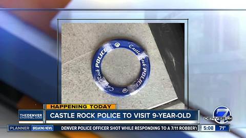 Castle Rock Police to visit 9-year-old