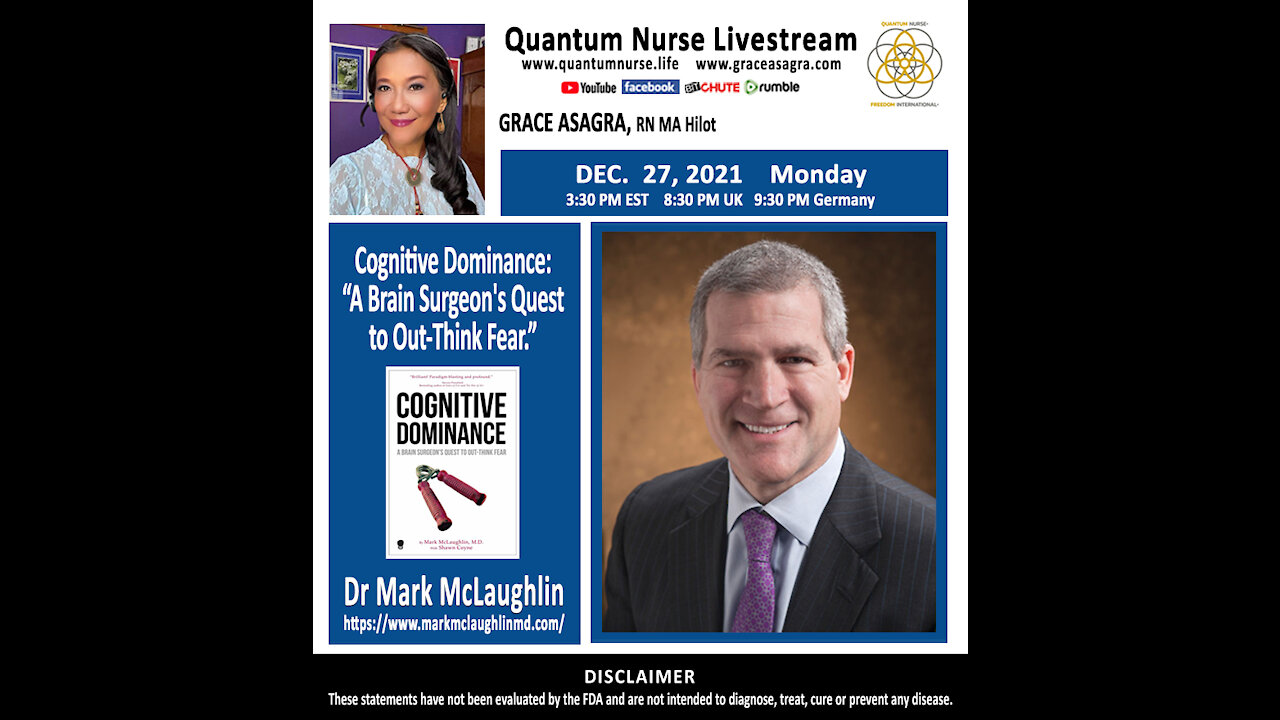 Dr. Mark McLaughlin -Cognitive Dominance: A Brain Surgeon’s Quest to Out-think Fear