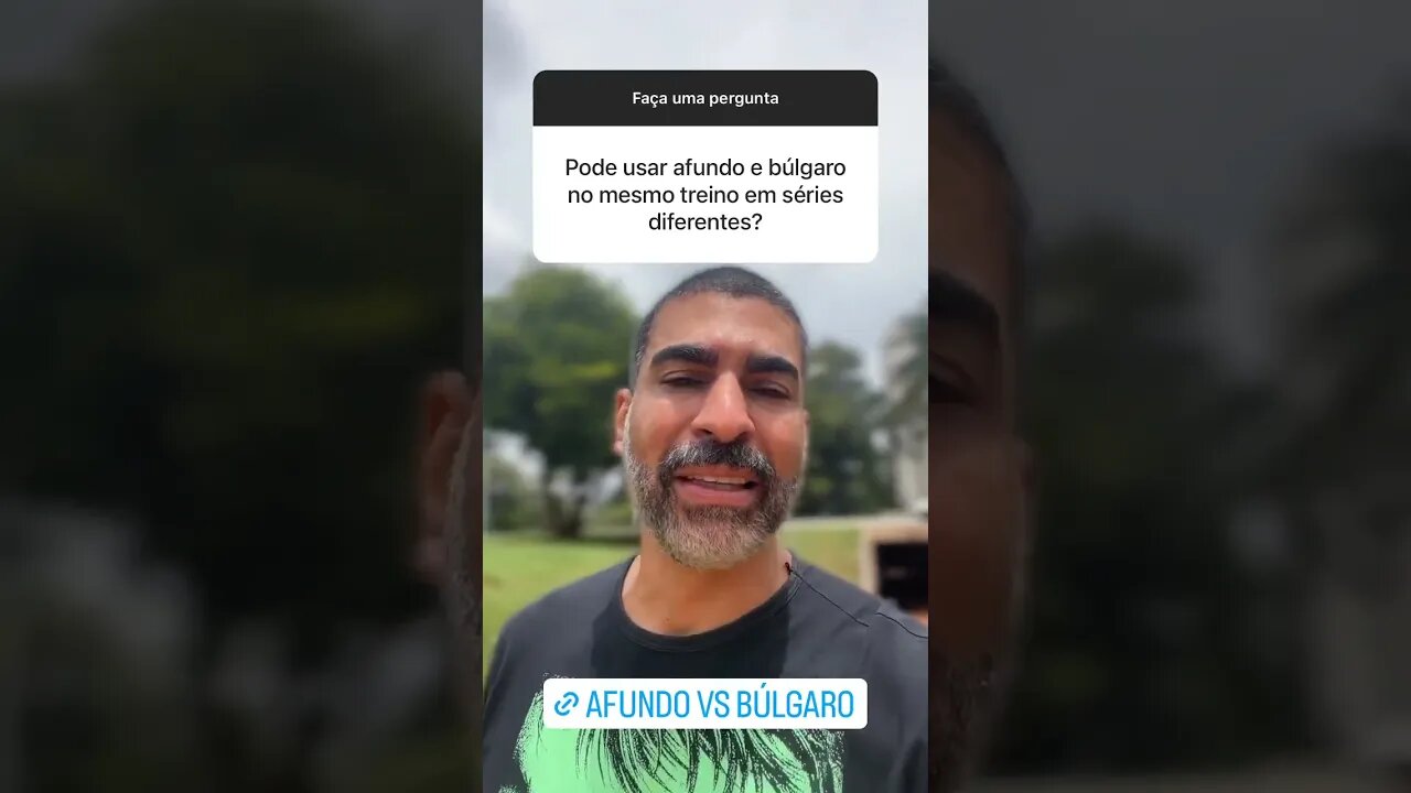 Não vale a pena fazer búlgaro e afundo no mesmo treino
