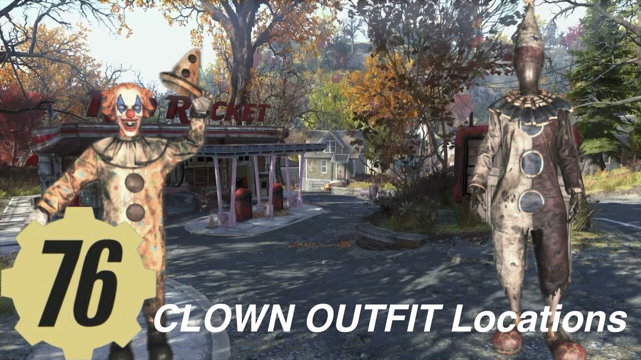 CLOWN OUTFIT Locations fallout 76