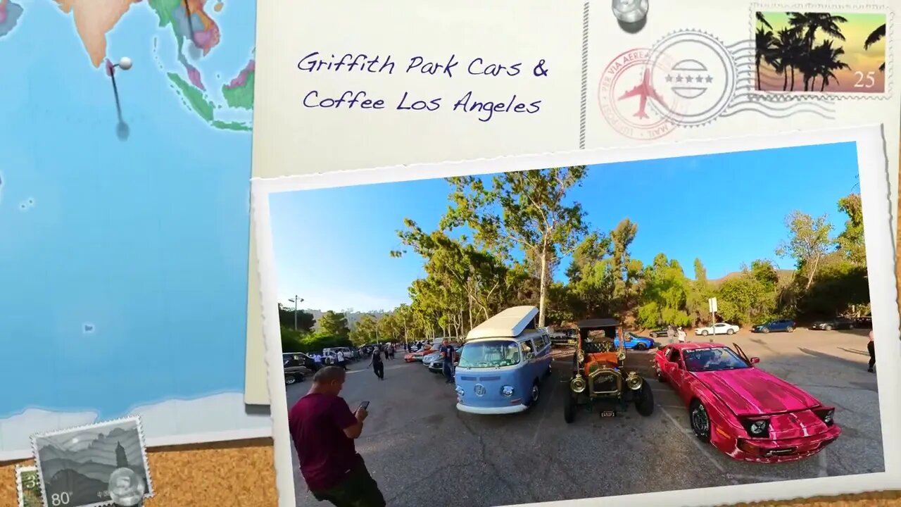 Griffith Park - Cars & Coffee Los Angeles - 7/30/2023 #griffithpark #carshow #insta360