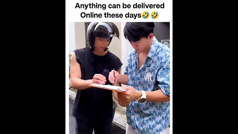 Anything can be delivered online these days😂