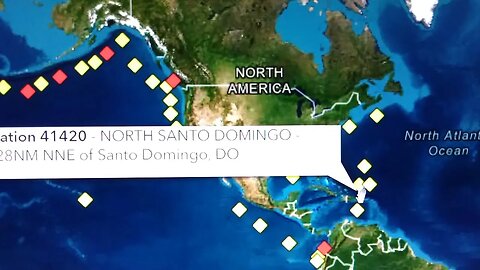 East Coast Tsunami Stations Are On , Earthquakes, Typhoon Betty & Fire ( Heat Map ). 5/30/2023